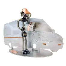 Schraubenmännchen Paketbote Schraubenmännchen Paketbote