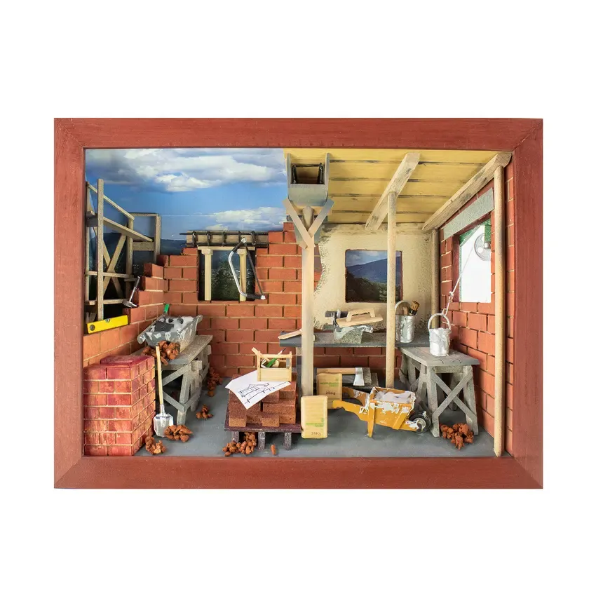 3D-Wandbild Maurer 3D-Wandbild Maurer