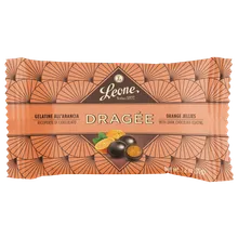 Pastiglie Leone Orangen Gelées mit Schokoladenüberzug 35g Pastiglie Leone Orangen Gelées mit Schokoladenüberzug 35g