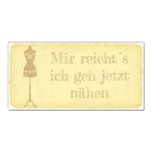 Vintageschild mit Wunschtext 200 x 100mm pastellgelb Vintageschild mit Wunschtext 200 x 100mm pastellgelb