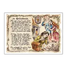 Zunftbild Goldschmiede auf Antikpapier im A4-Format Zunftbild Goldschmiede auf Antikpapier im A4-Format