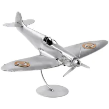 Spitfire Modellflugzeug aus Metall - Spannweite 35cm Spitfire Modellflugzeug aus Metall - Spannweite 35cm