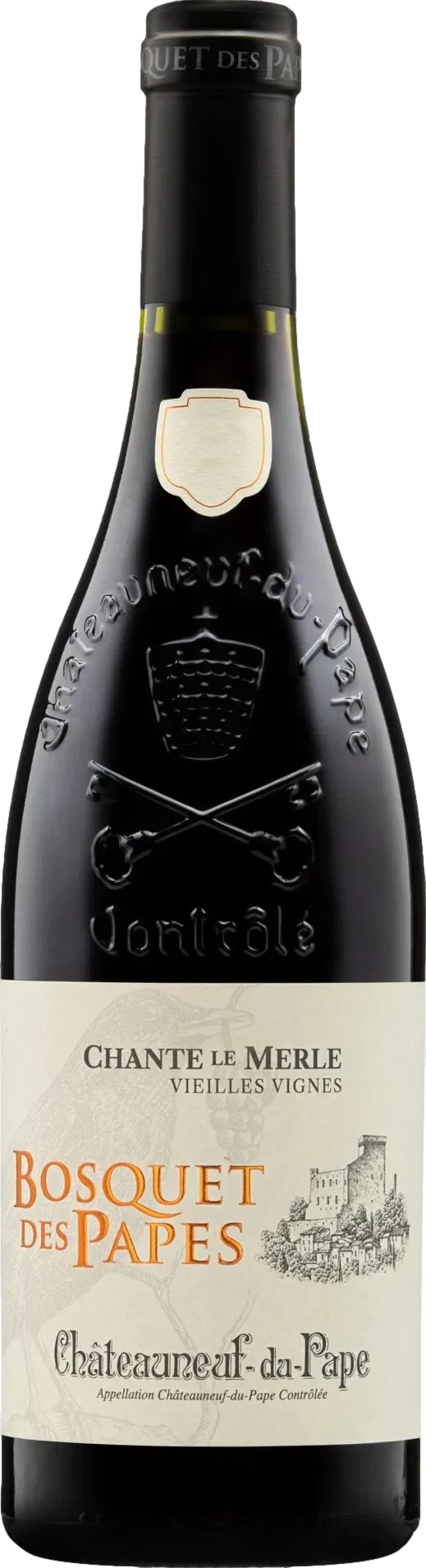 Bosquet des Papes Chante Le Merle Vieilles Vignes Chateauneuf Du Pape 2021 Bosquet des Papes Chante Le Merle Vieilles Vignes Chateauneuf Du Pape 2021