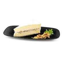 Brie mit Walnuss past. mind. 60% Fett i.Tr. Brie mit Walnuss past. mind. 60% Fett i.Tr.