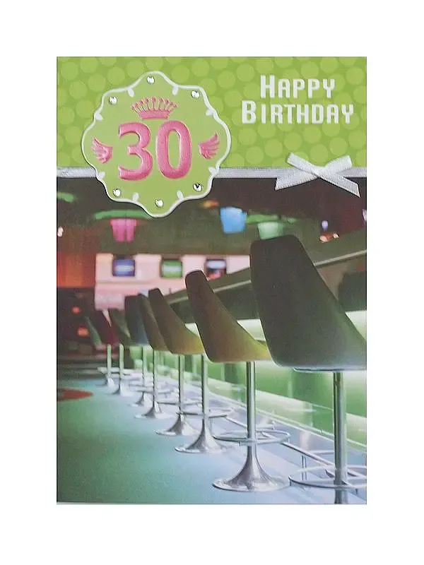 Geburtstagskarte zum 30. Geburtstag mit Briefumschlag Geburtstagskarte zum 30. Geburtstag mit Briefumschlag