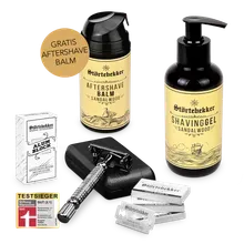 Störtebekker Rise ‘n’ Shine Shaving Set - Rasierhobel 'Hamburg' Schwarz Störtebekker Rise ‘n’ Shine Shaving Set - Rasierhobel 'Hamburg' Schwarz