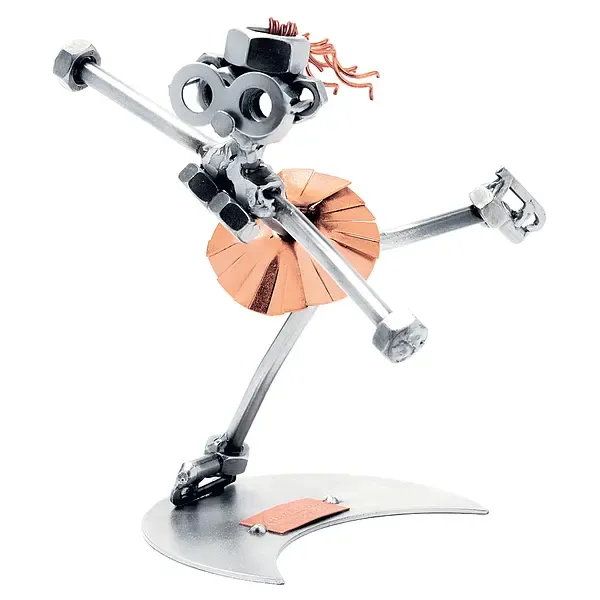 Schraubenmännchen Schlittschuhläuferin Schraubenmännchen Schlittschuhläuferin