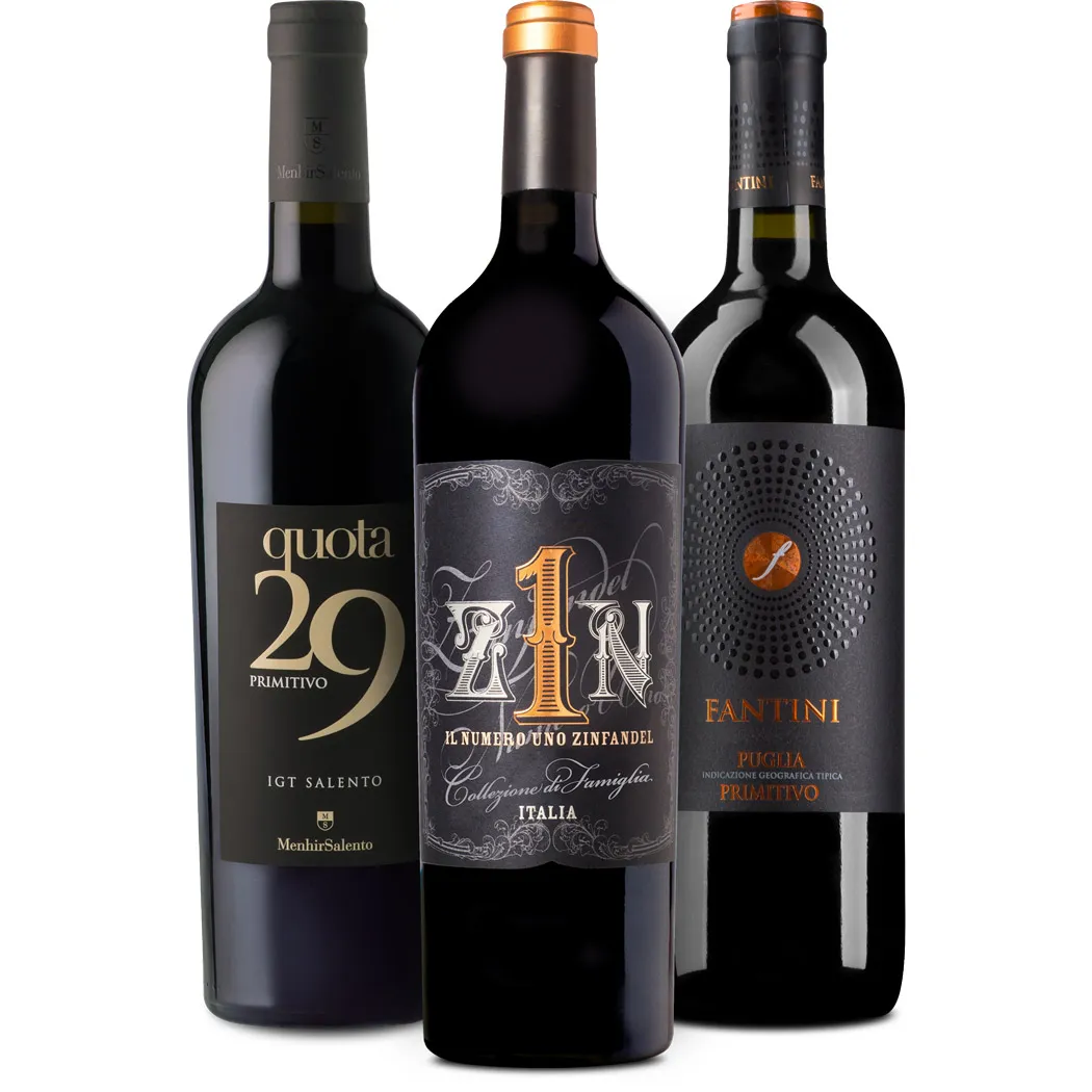 3er Probierpaket Primitivo Italien 3er Probierpaket Primitivo Italien