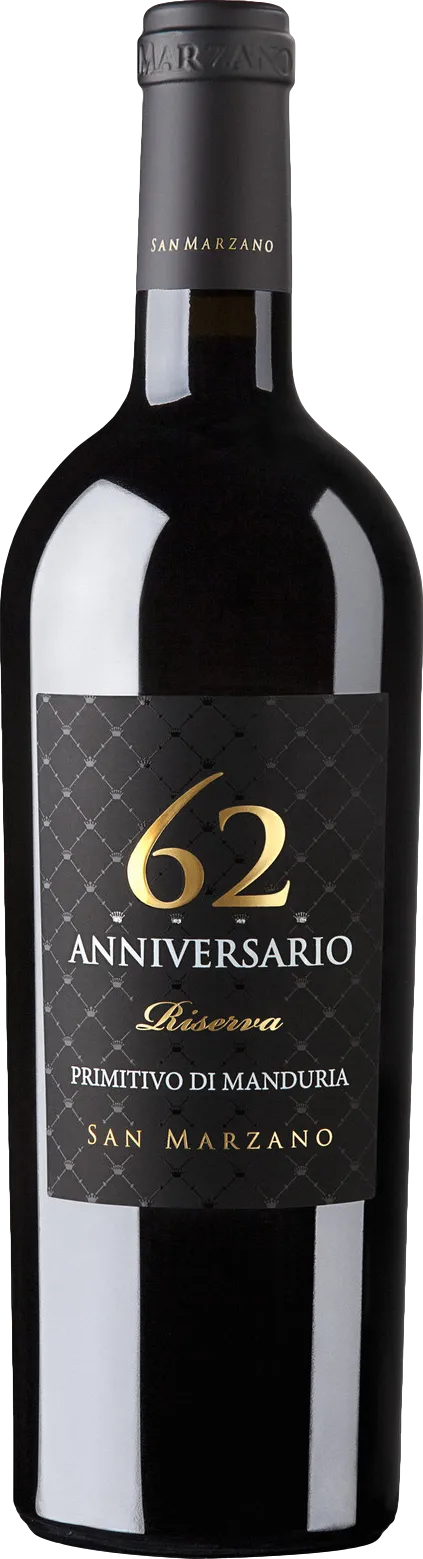 San Marzano 62 Anniversario Primitivo di Manduria Riserva 2019 San Marzano 62 Anniversario Primitivo di Manduria Riserva 2019