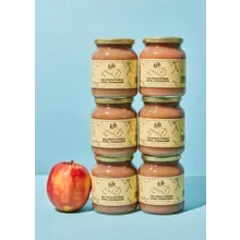 Bio Fruchtpüree Apfel-Rhabarber 6 x 360 g Bio Fruchtpüree Apfel-Rhabarber 6 x 360 g
