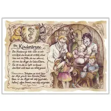 Zunftbild Kinderarzt auf Antikpapier im A4-Format Zunftbild Kinderarzt auf Antikpapier im A4-Format