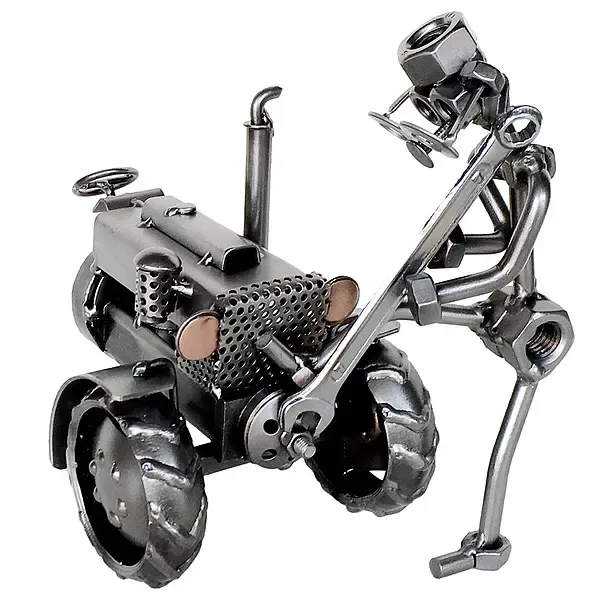 Schraubenmännchen Traktormechaniker Schraubenmännchen Traktormechaniker