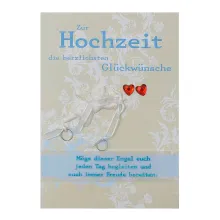Grußkarte - Zur Hochzeit die herzlichsten Glückwünsche Grußkarte - Zur Hochzeit die herzlichsten Glückwünsche