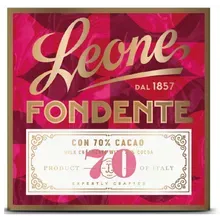 Pastiglie Leone Zartbitterschokolade mit 70 % Kakao "Fondente" 70 g Pastiglie Leone Zartbitterschokolade mit 70 % Kakao "Fondente" 70 g