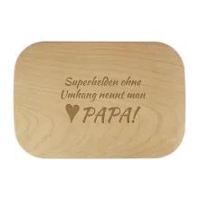 Gravur auf Schneidebrett - Für den besten Papa 28x19 cm Gravur auf Schneidebrett - Für den besten Papa 28x19 cm