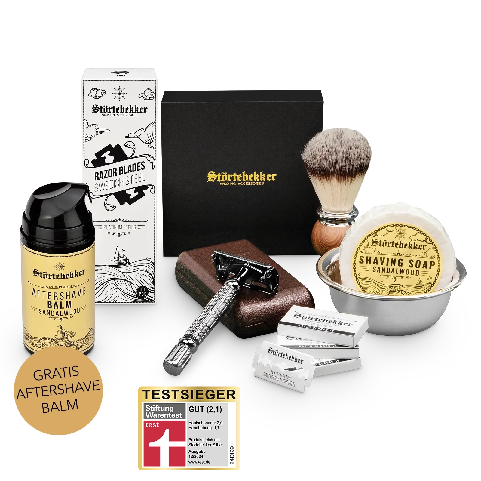 Störtebekker Anti Hautirritationen Set Premium + Gratis Aftershave Störtebekker Anti Hautirritationen Set Premium + Gratis Aftershave