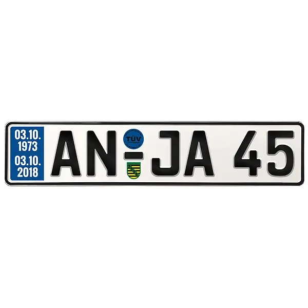 Geschenk zum 45. Geburtstag - Schild mit TÜV Geschenk zum 45. Geburtstag - Schild mit TÜV