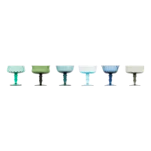 Coupe 6er Set Blau Grün Bitossi 11cm Coupe 6er Set Blau Grün Bitossi 11cm