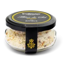 Fleur de Sel Salzblüten aus Meersalz mit Zitrus Fleur de Sel Salzblüten aus Meersalz mit Zitrus