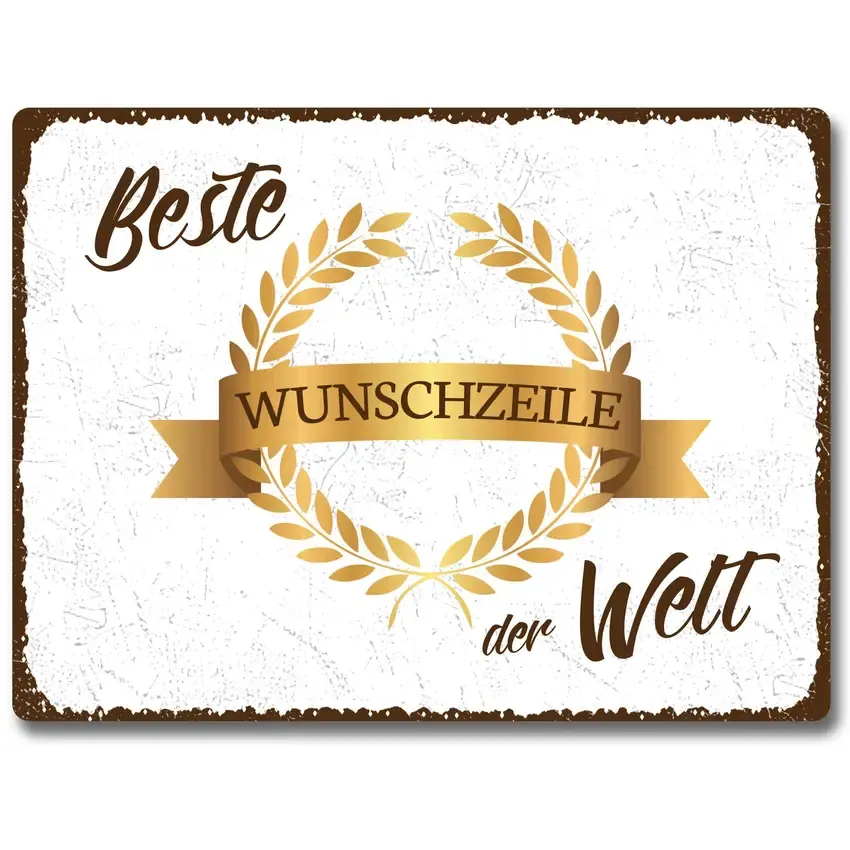 Vintageschild 20 x 15 cm zur Auszeichnung "Beste/r ..."  Vintageschild 20 x 15 cm zur Auszeichnung "Beste/r ..."