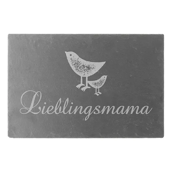 Schieferschild Lieblingsmama 30 x 20 cm mit Wunschtext Schieferschild Lieblingsmama 30 x 20 cm mit Wunschtext