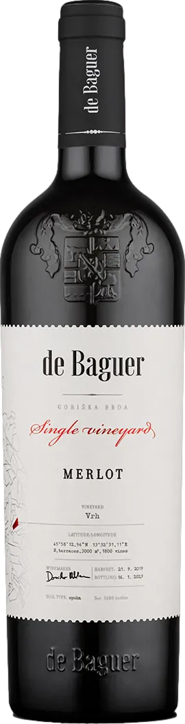 Klet Brda De Baguer Single Vineyard Merlot 2019 Klet Brda De Baguer Single Vineyard Merlot 2019