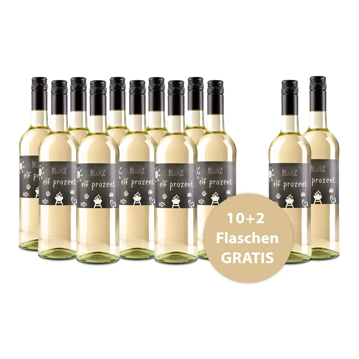 Aktionspaket 12 Fl. Manz Elf Prozent Aktionspaket 12 Fl. Manz Elf Prozent