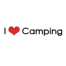 Aufkleber - I love Camping - 30 cm Aufkleber - I love Camping - 30 cm