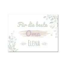 Geschenk für die beste Oma - mit Name - Schild in mehreren Größen Oma Geschenk für die beste Oma - mit Name - Schild in mehreren Größen Oma