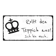 Blechschild shabby mit individuellem Wunschtext im Vintage Stil 20 x 10 cm weiß Blechschild shabby mit individuellem Wunschtext im Vintage Stil 20 x 10 cm weiß