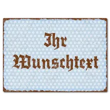 Farbiges Aluschild mit Polka Dots und Wunschtext A4 Polka Dots pastellblau Farbiges Aluschild mit Polka Dots und Wunschtext A4 Polka Dots pastellblau
