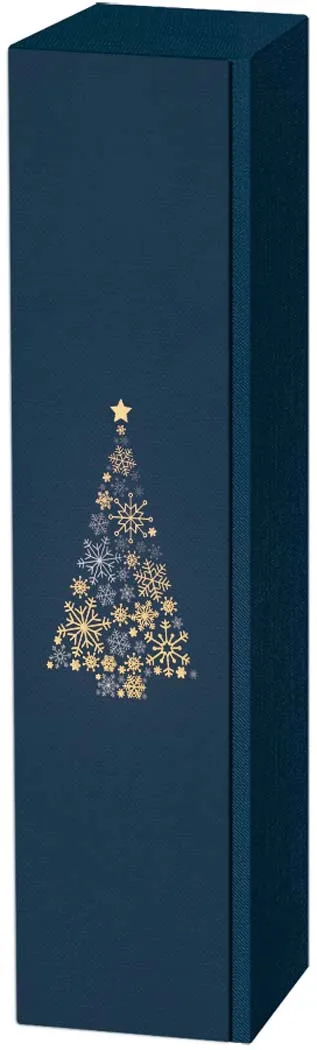 1er Geschenkkarton Lino Weihnachtsbaum Dunkelblau 1er Geschenkkarton Lino Weihnachtsbaum Dunkelblau