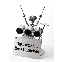 Schraubenmännchen Schlagzeuger oder Drummer Schraubenmännchen Schlagzeuger oder Drummer