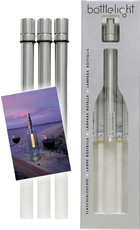 3er BottleLight Stableuchten Acryl warmweiß 3er BottleLight Stableuchten Acryl warmweiß