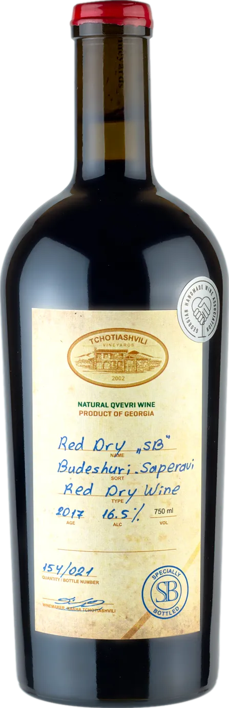 Tchotiashvili Budeshuri Saperavi 2019 Tchotiashvili Budeshuri Saperavi 2019