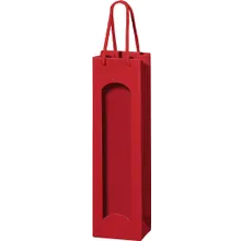 1er Tragetasche mit Sichtfenster hellrot 1er Tragetasche mit Sichtfenster hellrot