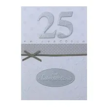 Grußkarte zur Silberhochzeit Grußkarte zur Silberhochzeit