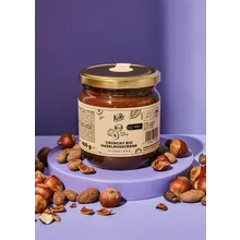 Crunchy Bio Haselnusscreme mit Kakao 400 g Crunchy Bio Haselnusscreme mit Kakao 400 g