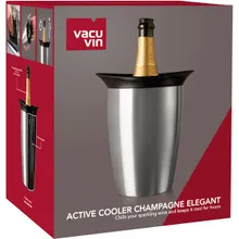 Vacu Vin Champagnerkühler Elegant, Edelstahl