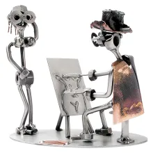 Schraubenmann und Schraubenfrau - Aktmalerei Schraubenmann und Schraubenfrau - Aktmalerei