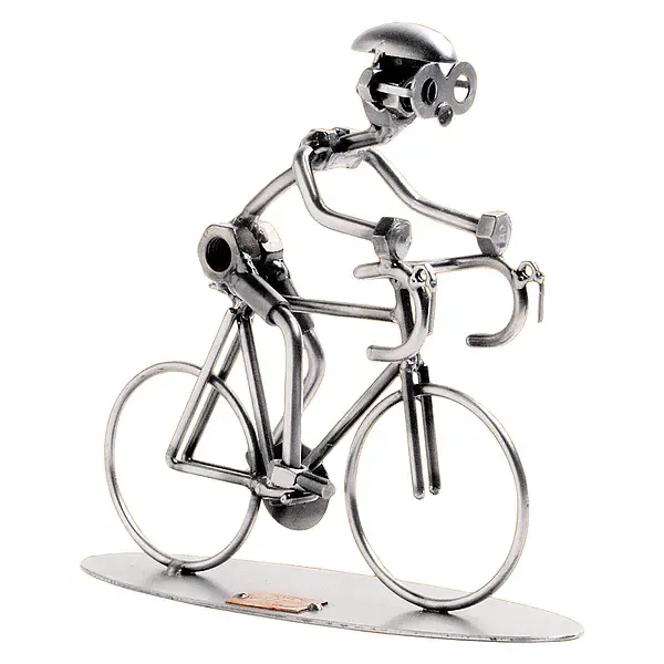Schraubenmännchen Rennradfahrer Schraubenmännchen Rennradfahrer