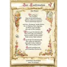 Urkunde zur Konfirmation mit Ihrem Wunschtext Urkunde zur Konfirmation mit Ihrem Wunschtext