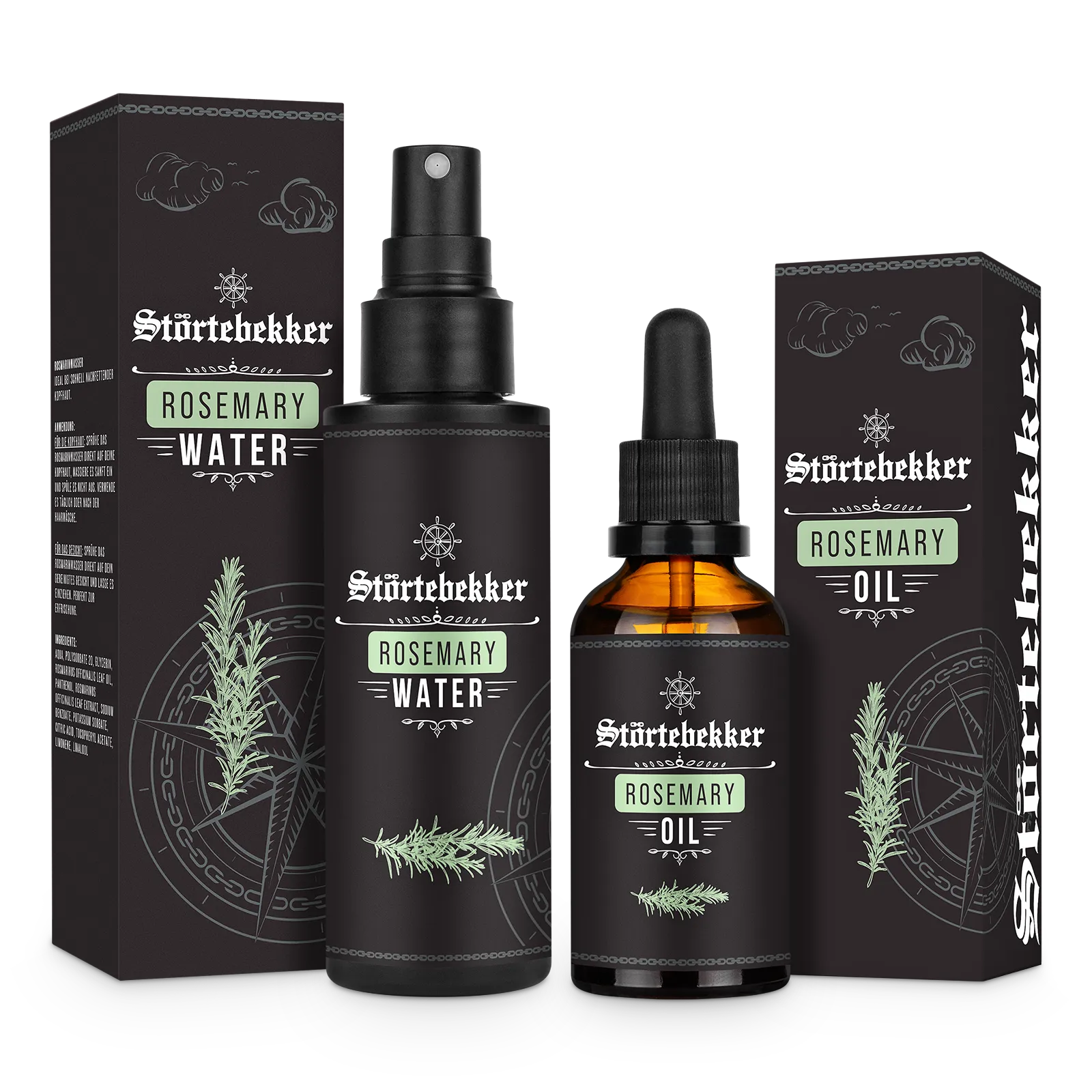 Störtebekker Rosmarinwasser & Rosmarinöl %27Torreto Series%27 Set Störtebekker Rosmarinwasser & Rosmarinöl %27Torreto Series%27 Set