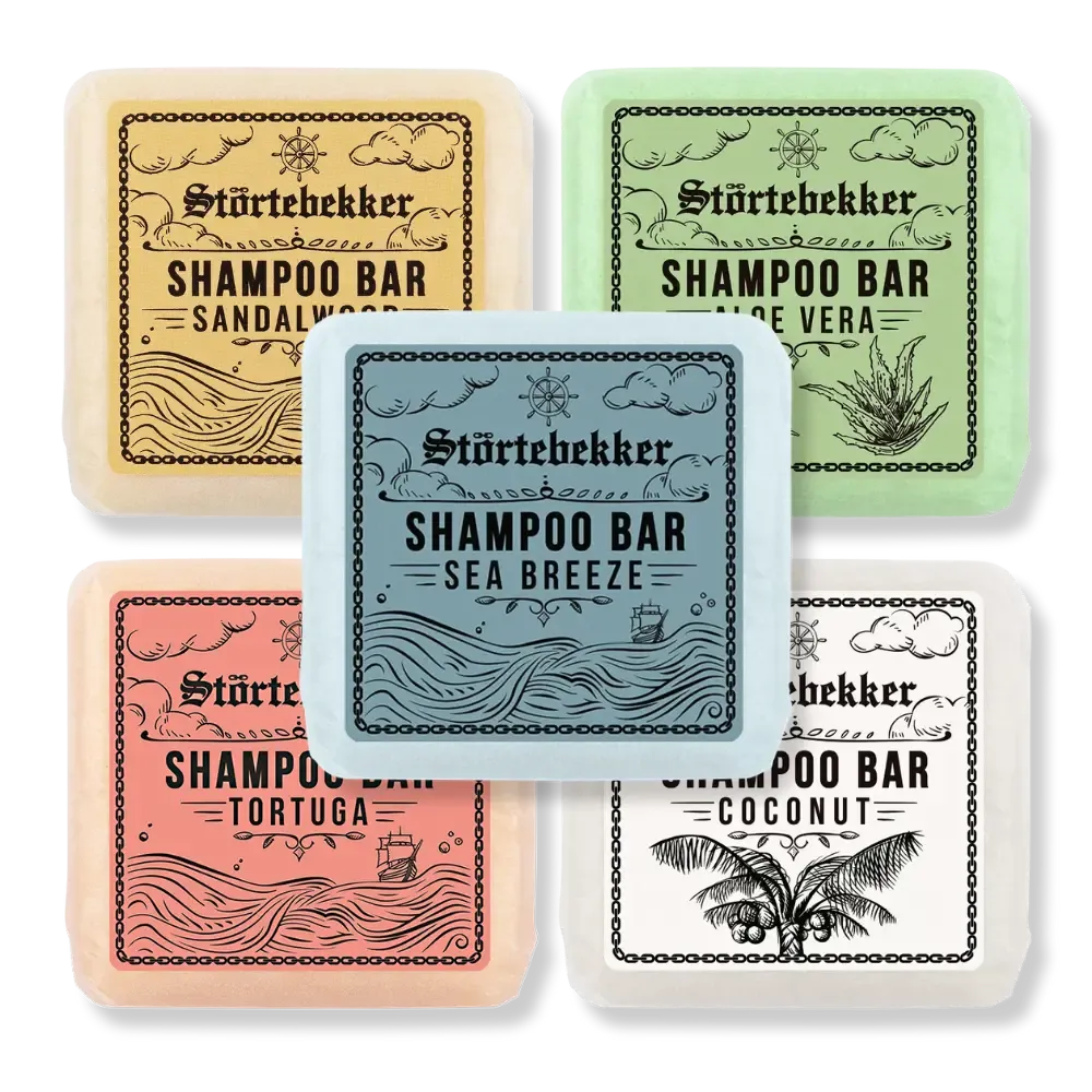 Störtebekker Festes Shampoo - 5x 100g Bestseller Set Störtebekker Festes Shampoo - 5x 100g Bestseller Set