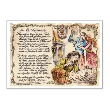 Zunftbild Goldschmiede auf Antikpapier im A4-Format Zunftbild Goldschmiede auf Antikpapier im A4-Format