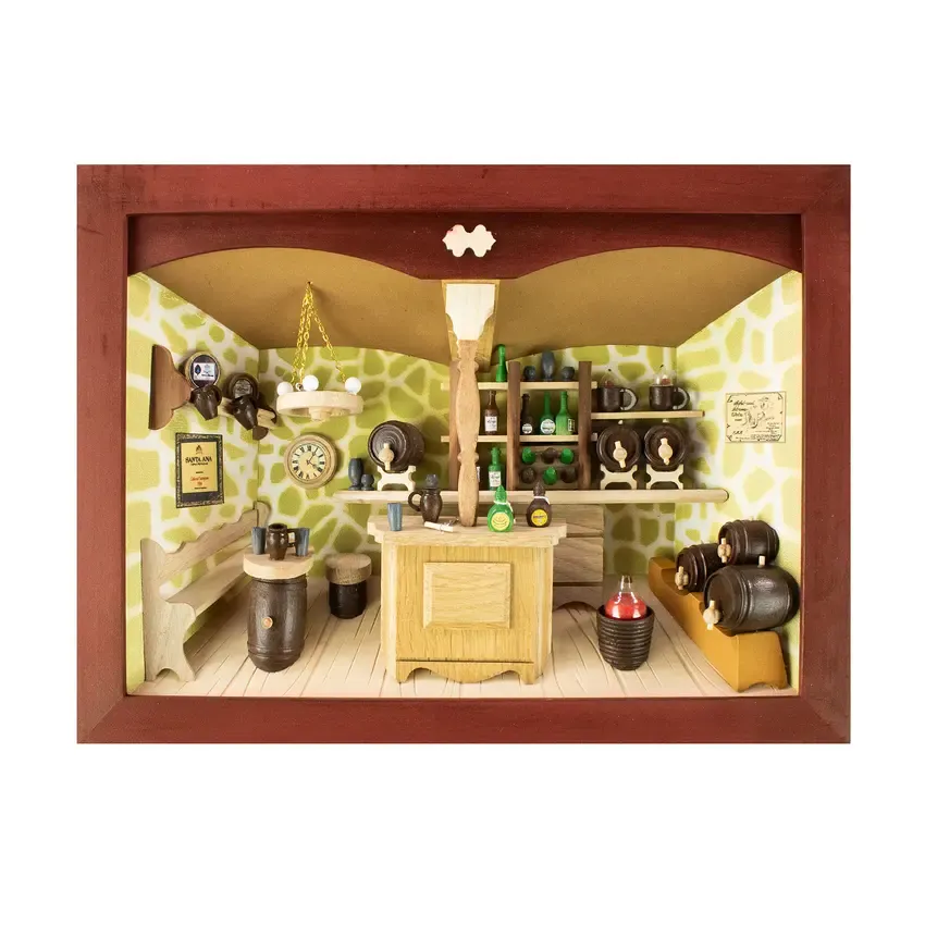 3D-Holzbild Weinkeller 3D-Holzbild Weinkeller