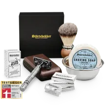 Störtebekker Rasierset - Rasierhobel %27Hamburg%27 Silber Störtebekker Rasierset - Rasierhobel %27Hamburg%27 Silber