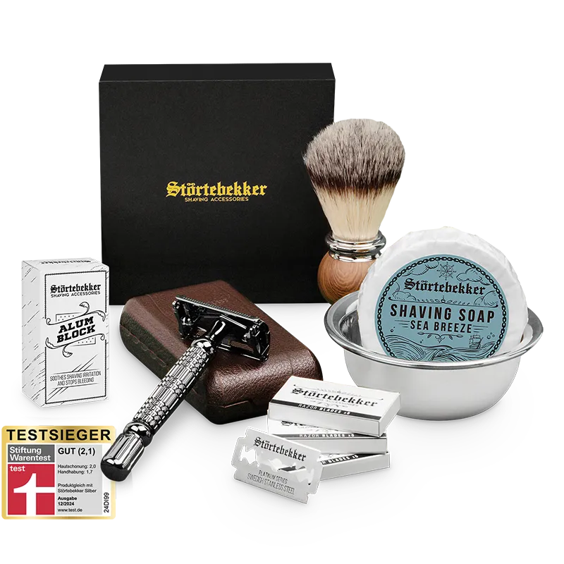 Störtebekker Rasierset - Rasierhobel %27Hamburg%27 Schwarz Störtebekker Rasierset - Rasierhobel %27Hamburg%27 Schwarz