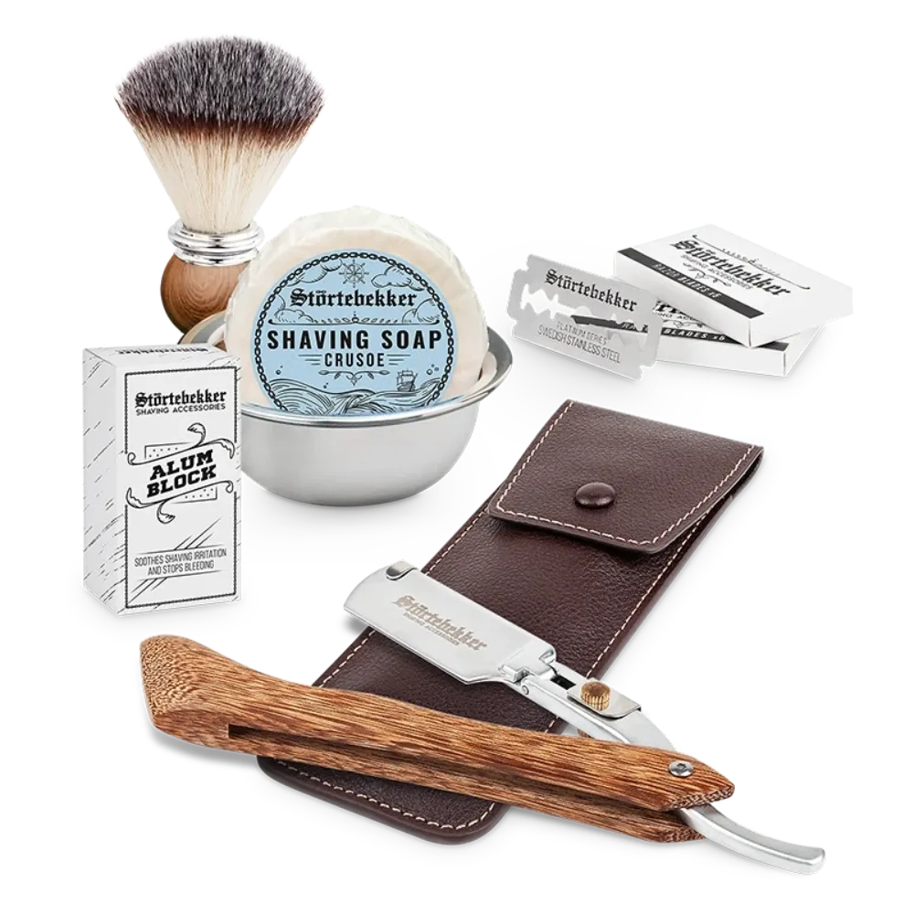 Störtebekker Rasierset - Rasiermesser %27Heartwood%27 Störtebekker Rasierset - Rasiermesser %27Heartwood%27