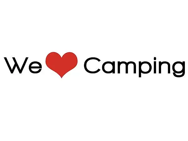 Aufkleber - We love Camping - 30 cm Aufkleber - We love Camping - 30 cm
